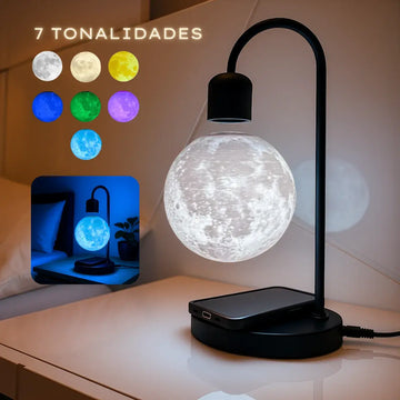 Lámpara Luna Flotante – 7 Colores