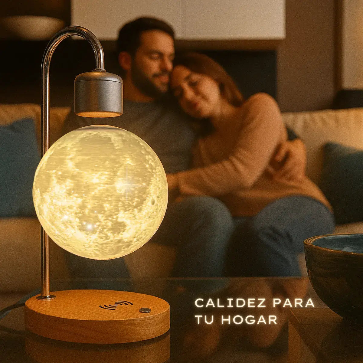 Lámpara Luna Flotante – 3 Colores